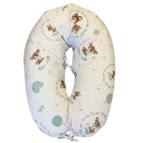 Barna őzikés kifli szoptatós párna