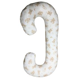 Ölelő párna bézs macis kismamáknak XXL